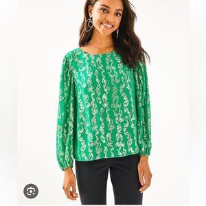 Lilly Pulitzer Miriam Silk Top